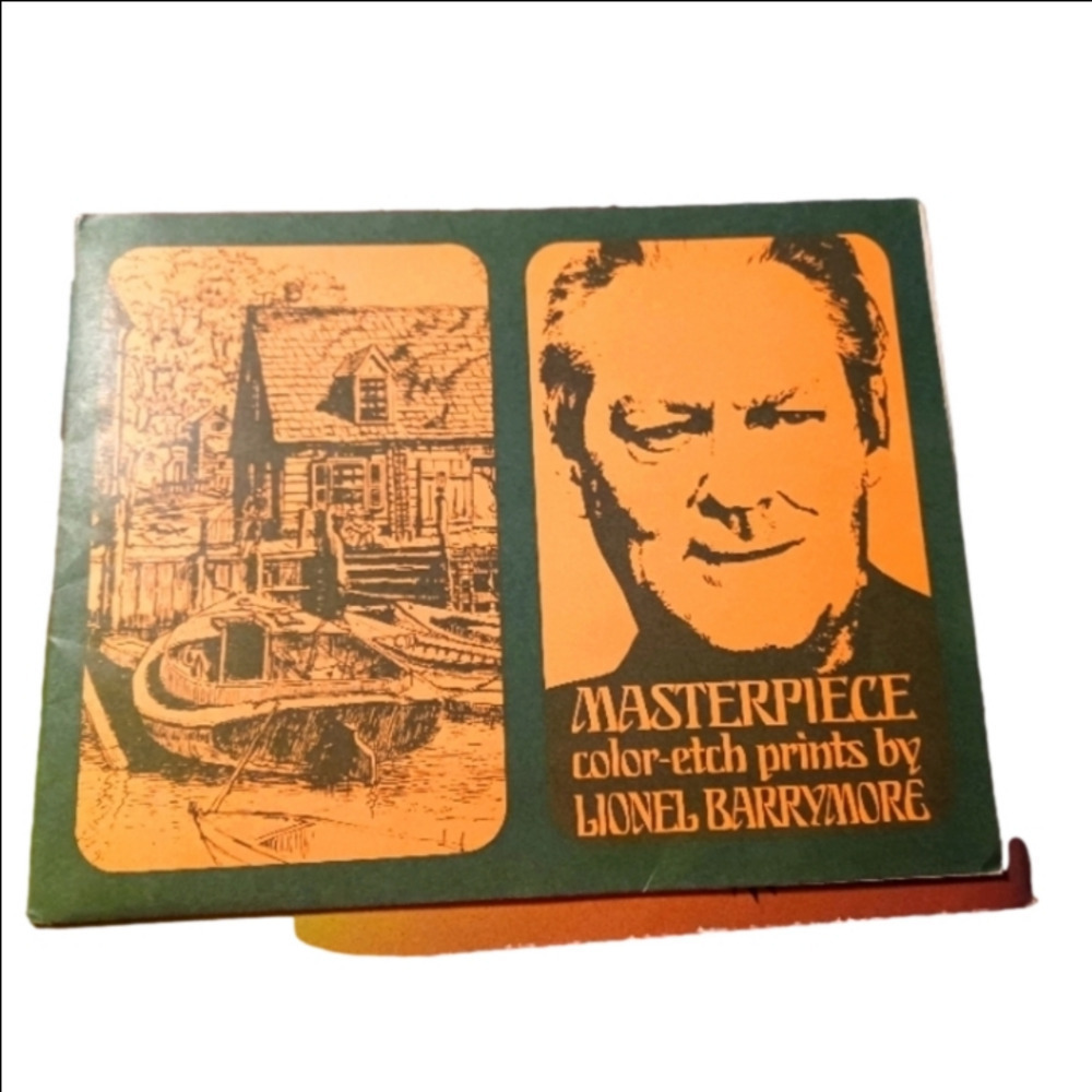 LIONEL BARRYMORE COLOR-ETCH PRINT